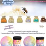Jams, Preserves, Dips, Spreads:  Infused Creamed Honey Line by Sunny Honey Miami