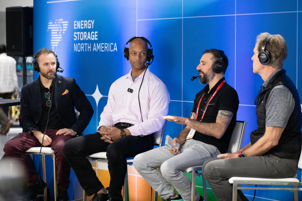Panelists on the Hub Stage, IESNA 2025.