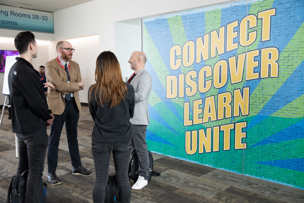 Attendess connecting at IESNA Flagship 2025