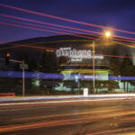 Donald E Stephens Convention Center at night