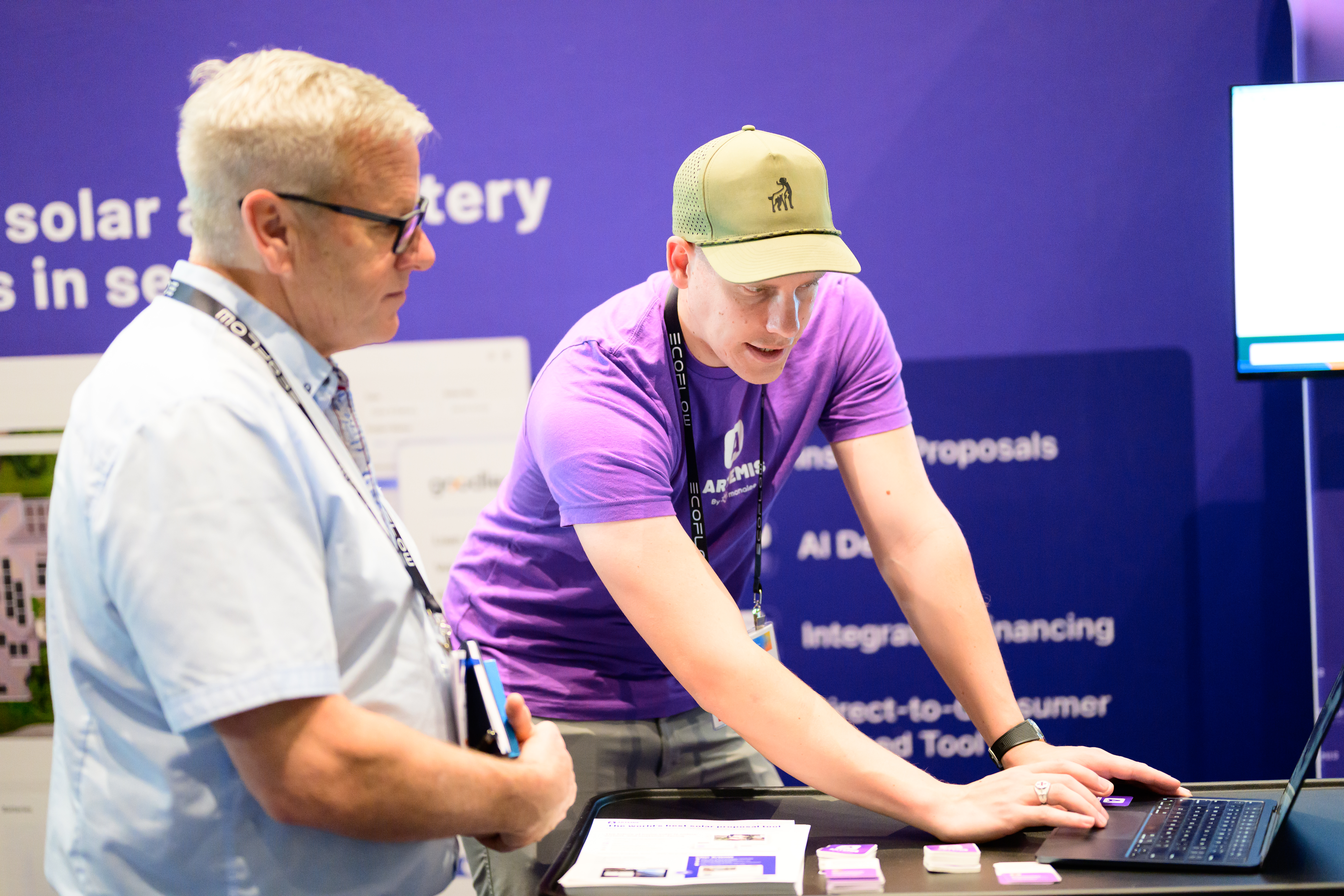 Photo from the IESNA Texas 2025 exhibit hall