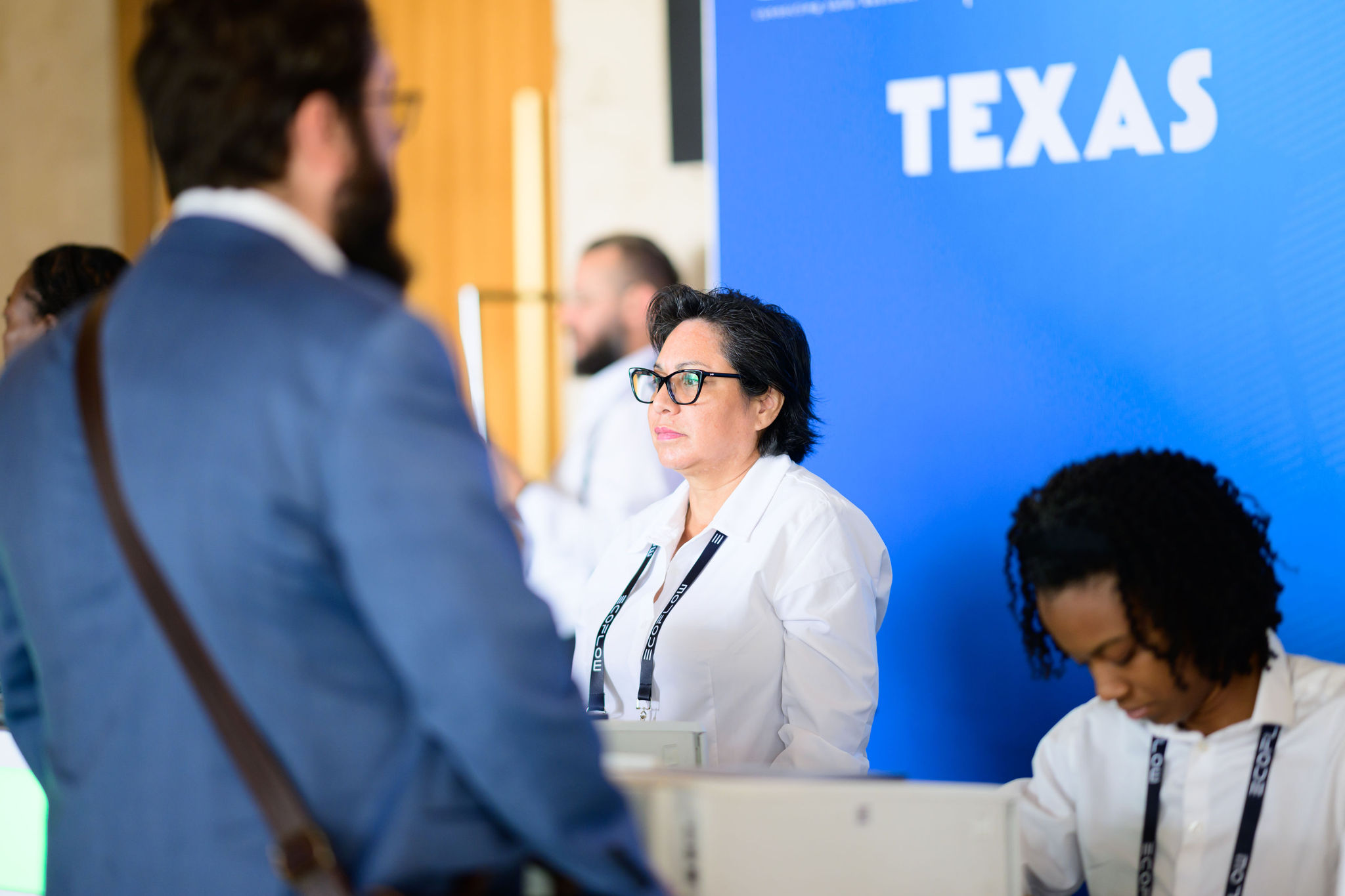 Registrtation counter at IESNA Texas 2025