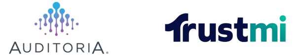 Auditoria AI and Trustmi logos